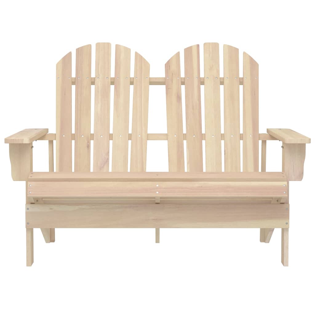 Cadeira de jardim adirondack 2 lugares abeto maciço