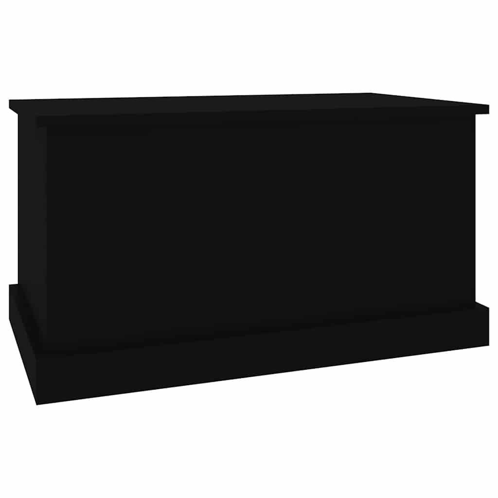 Caixa de arrumação 70x40x38 cm derivados de madeira preto