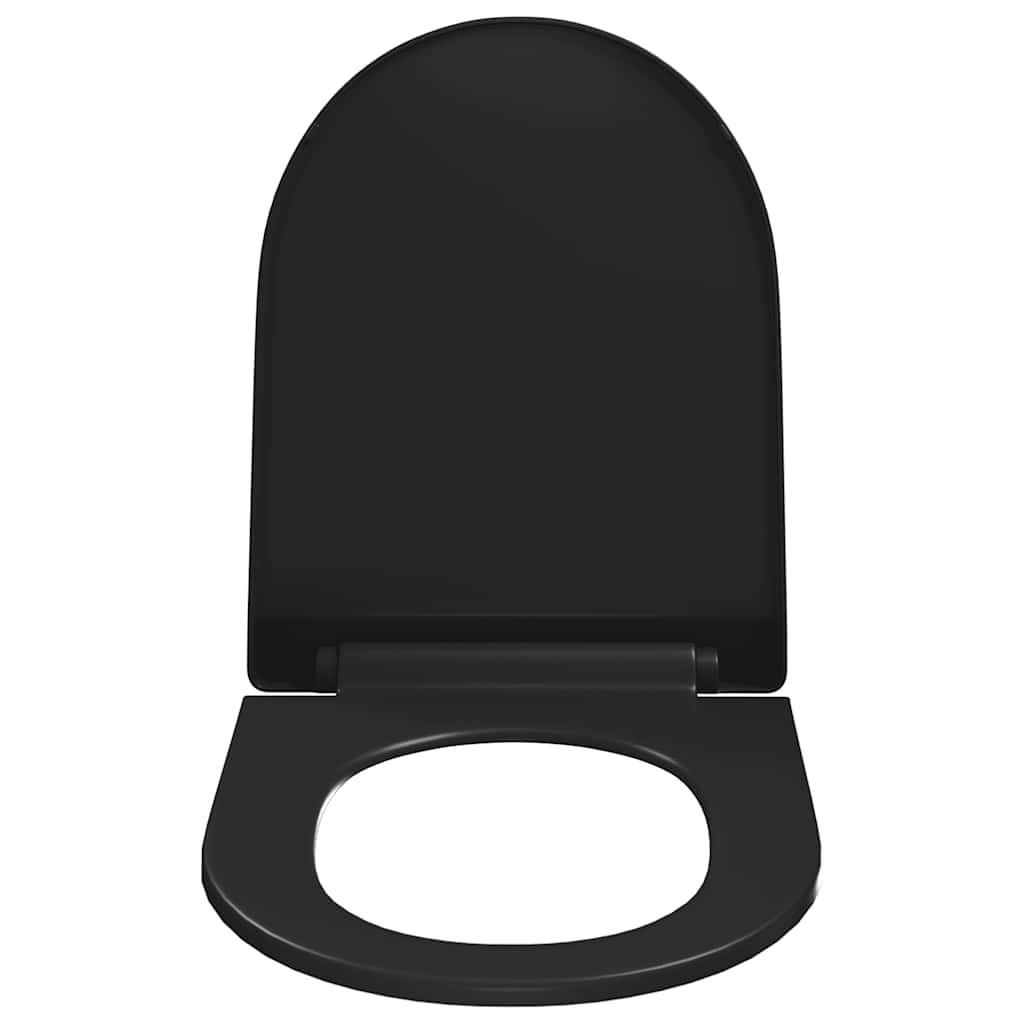 Tampo de sanita fecho suave com design remoção rápida preto