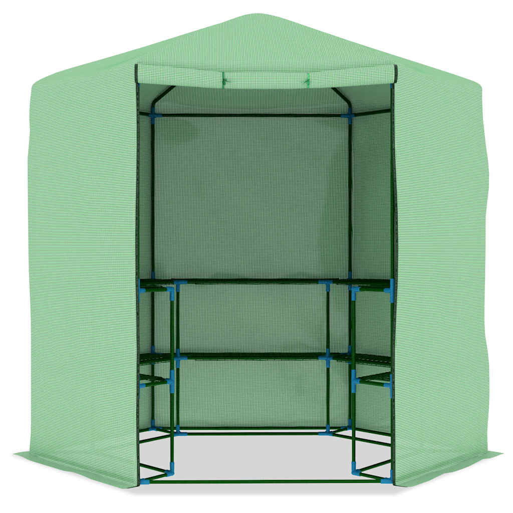 Estufa com prateleiras 227x223 cm aço