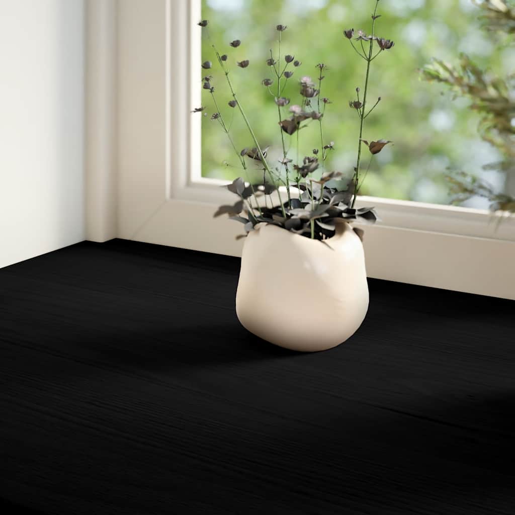 Soleiras da janela 2 pcs 120x30x2 cm carvalho castanho-preto
