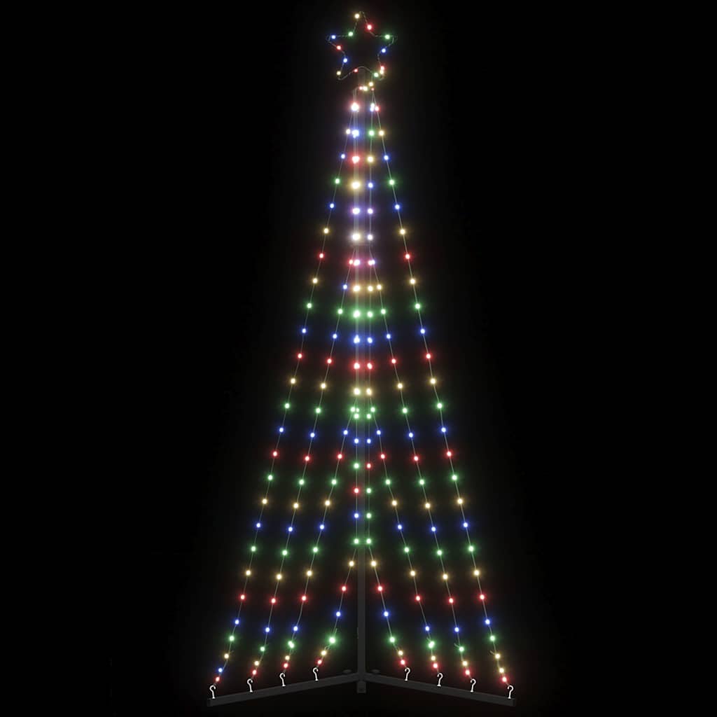 LED árvore de natal 339 leds colorido 187 cm
