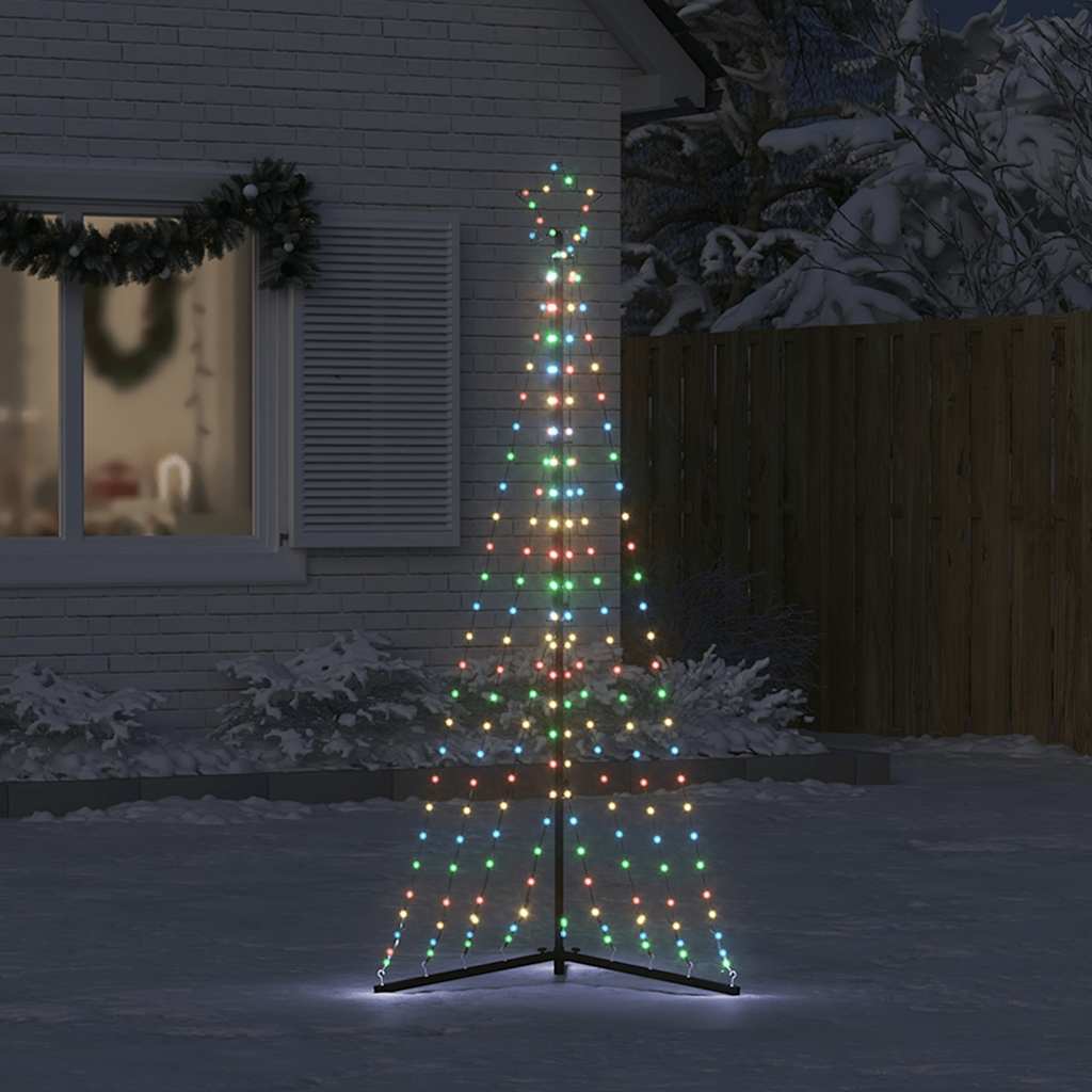 LED árvore de natal 339 leds colorido 187 cm