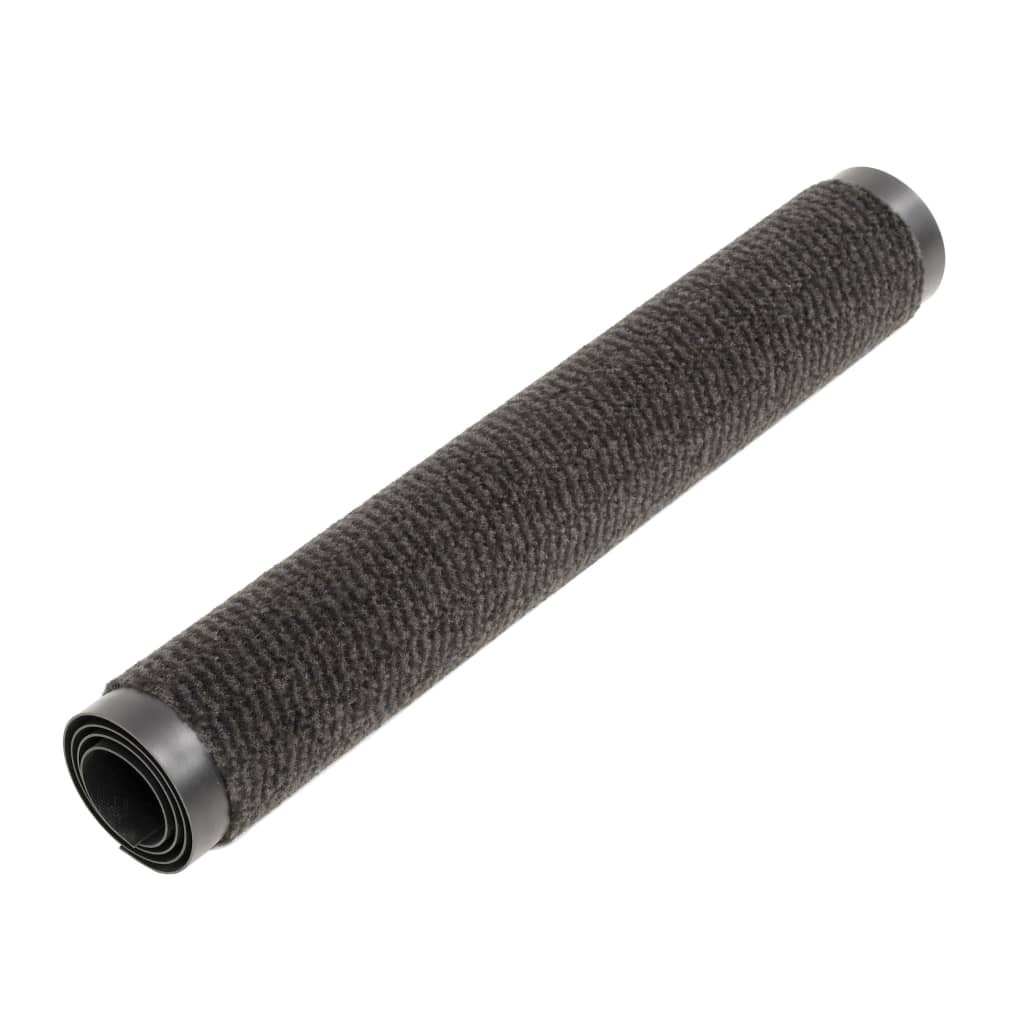 Tapete controlo de pó retangular tufado 90x150 cm preto