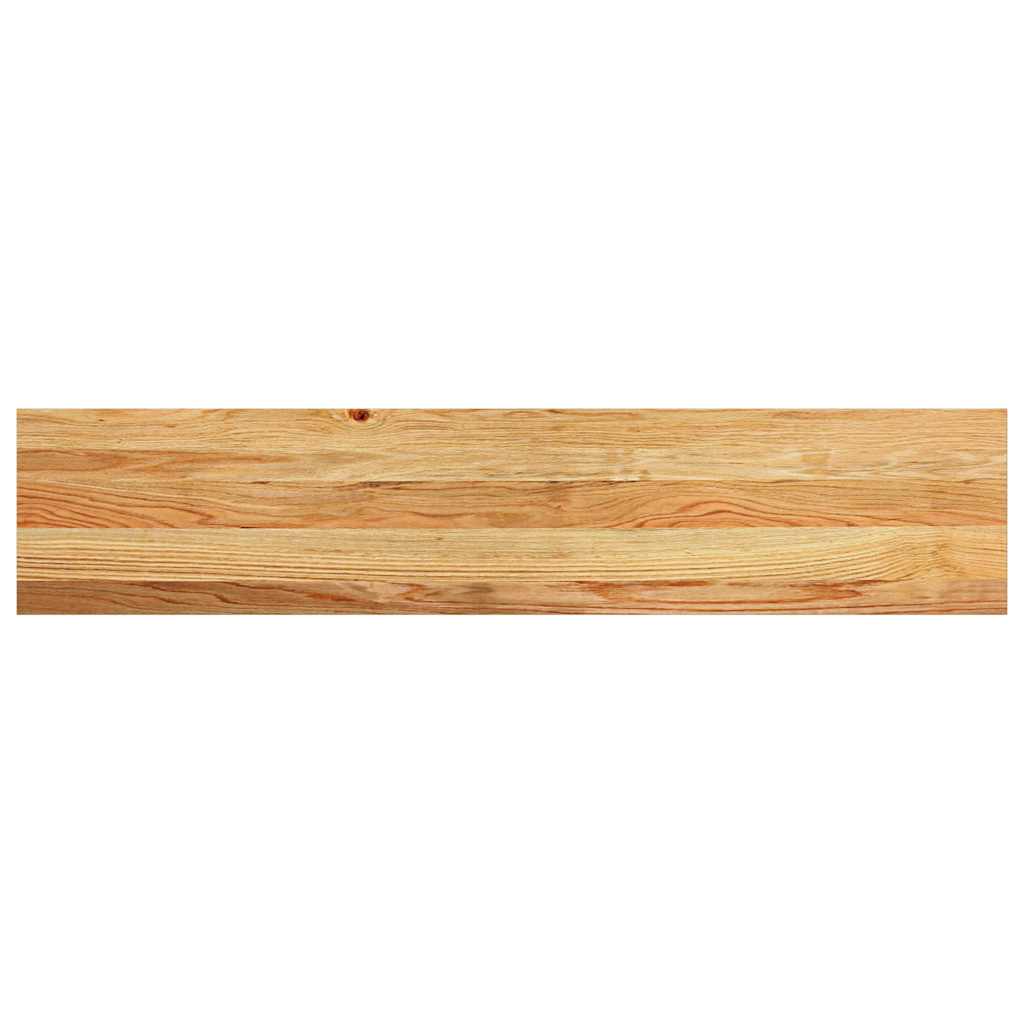 Tapetes de escada 12 pcs 120x25x2 cm carvalho castanho-claro