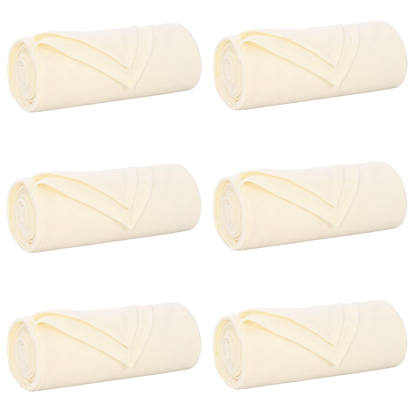 Cobertores de sofá 6 unid. creme 200 x 150 cm 2.61 lã