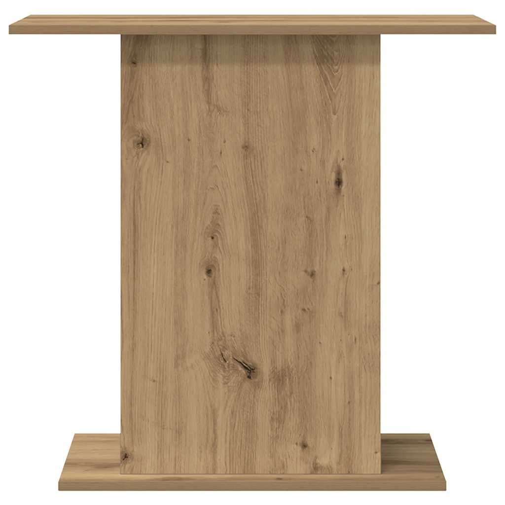Suporte para aquário em carvalho artesanal 36x75x72,5 cm, madeira projetada