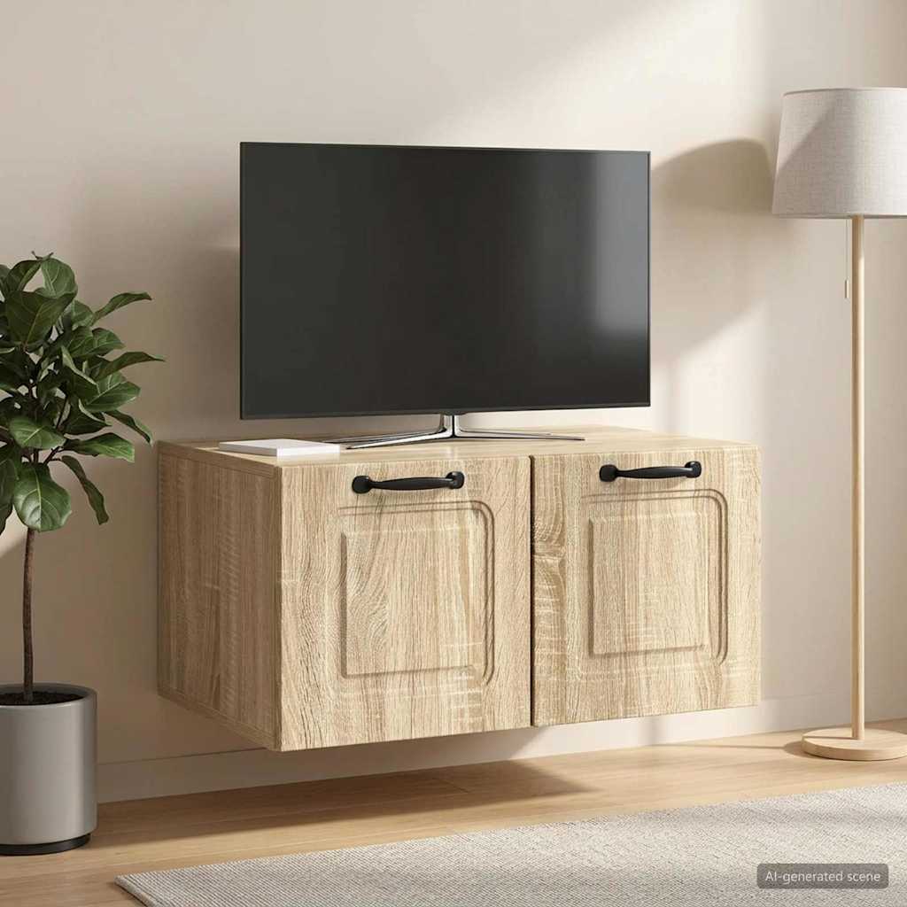 Gabinete de TV de parede carvalho sonoma 59,5 x 41 x 30 cm