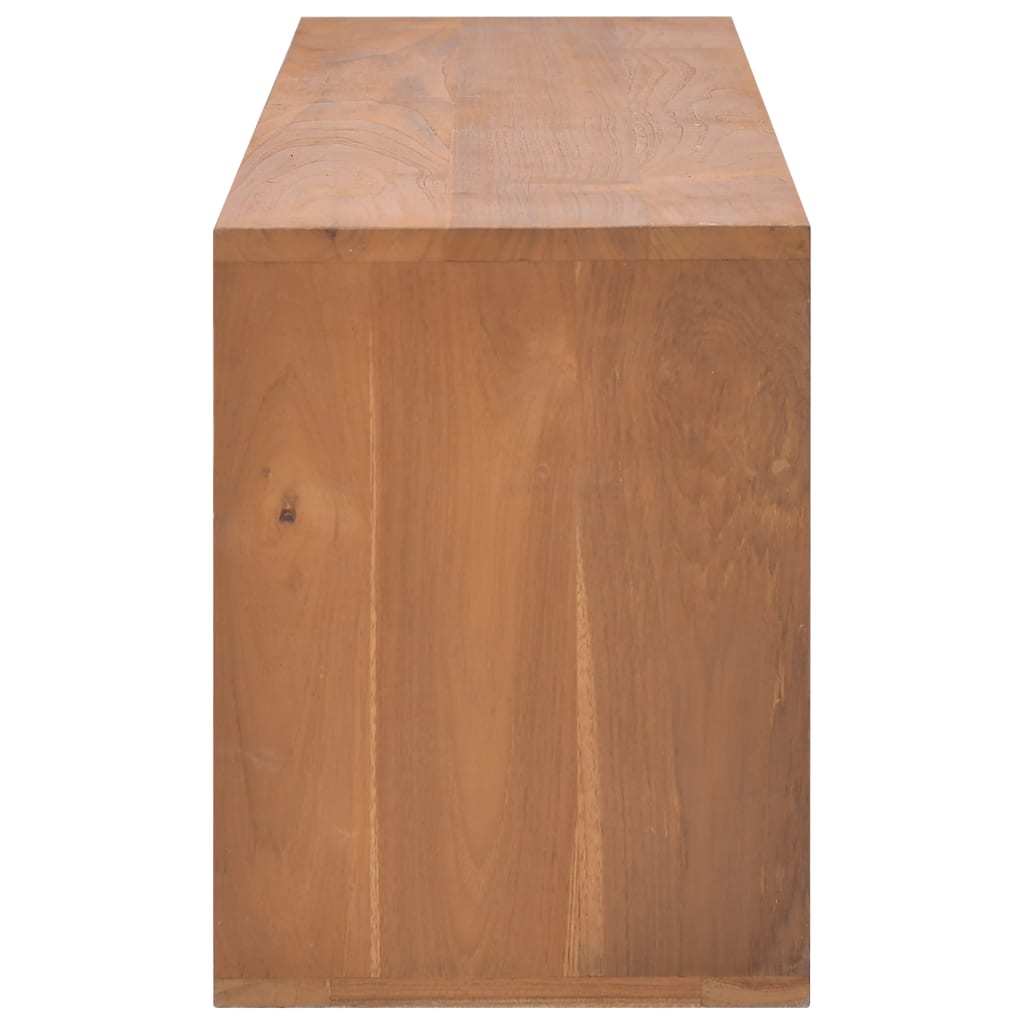 Móvel de TV 110x30x40 cm madeira de teca maciça