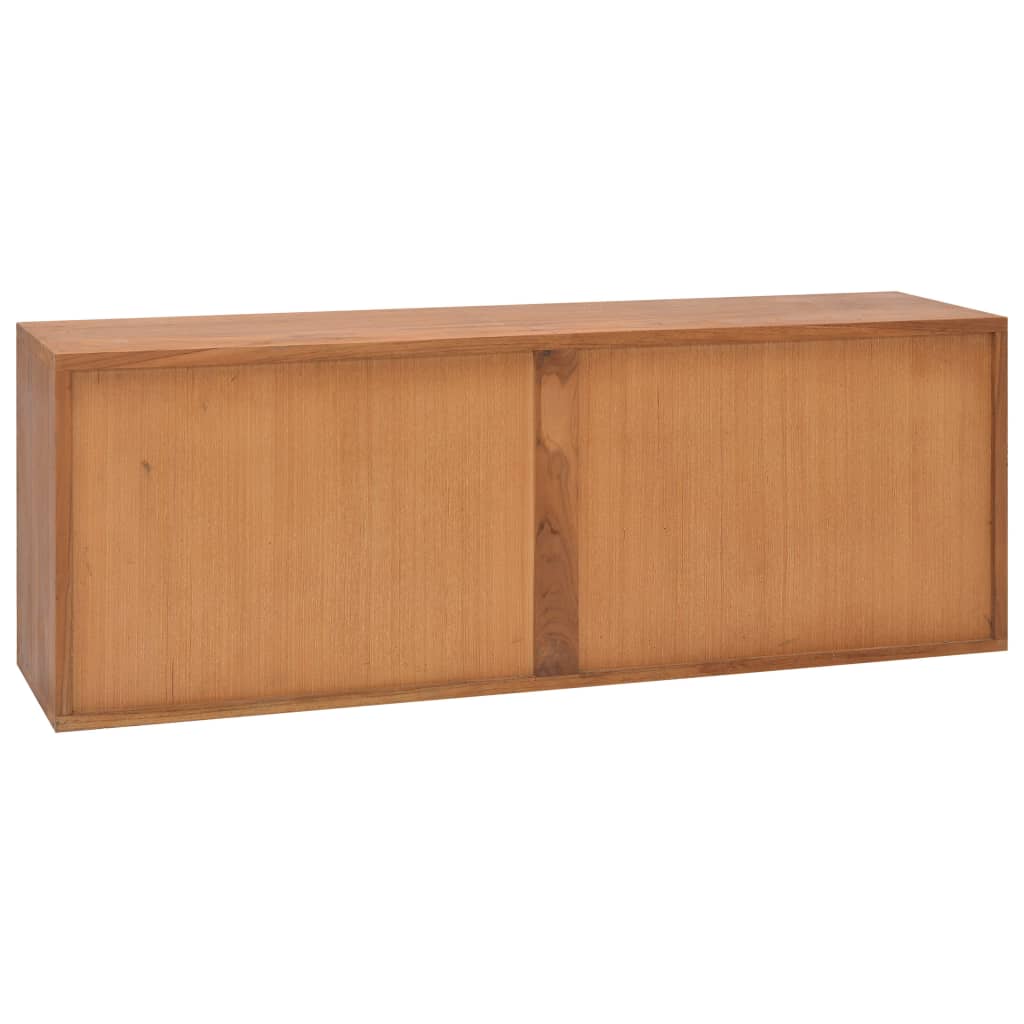 Móvel de TV 110x30x40 cm madeira de teca maciça