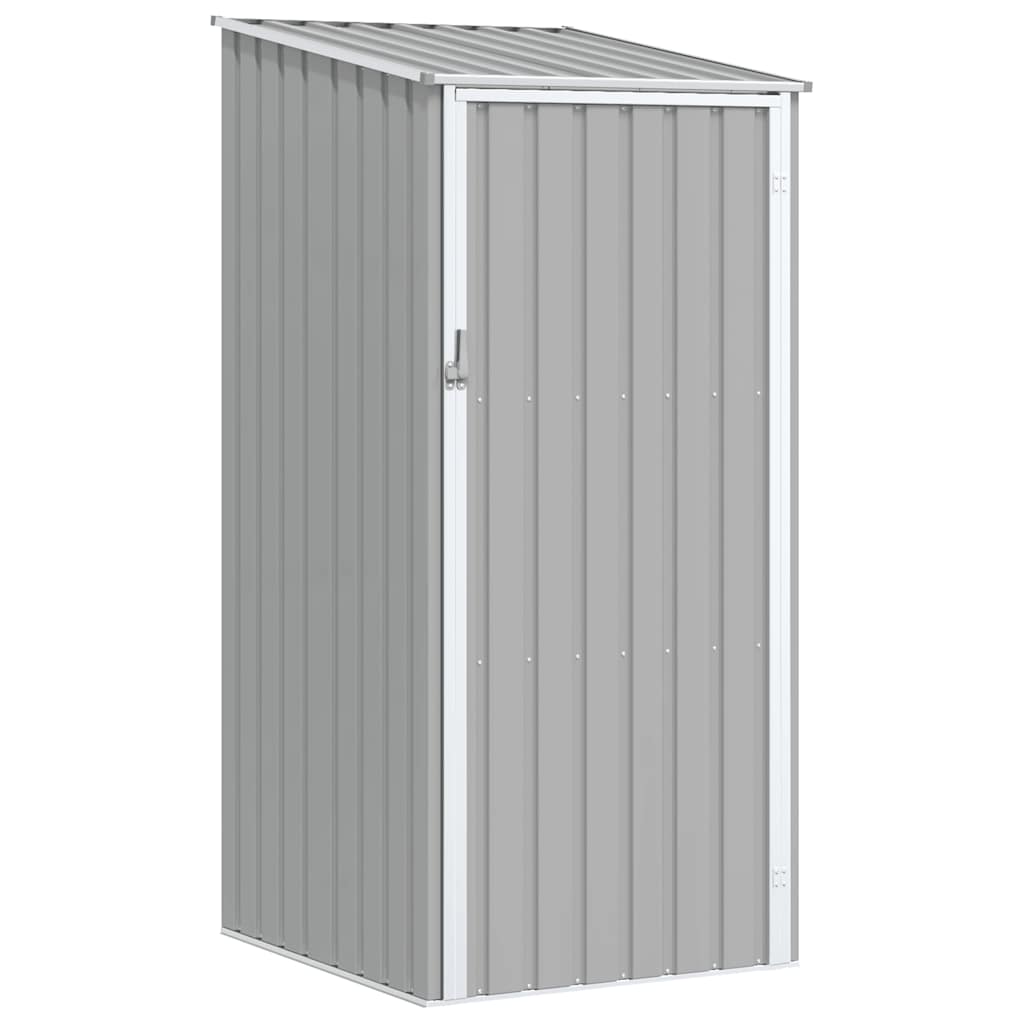 Abrigo de jardim 87x98x159 cm aço galvanizado cinzento