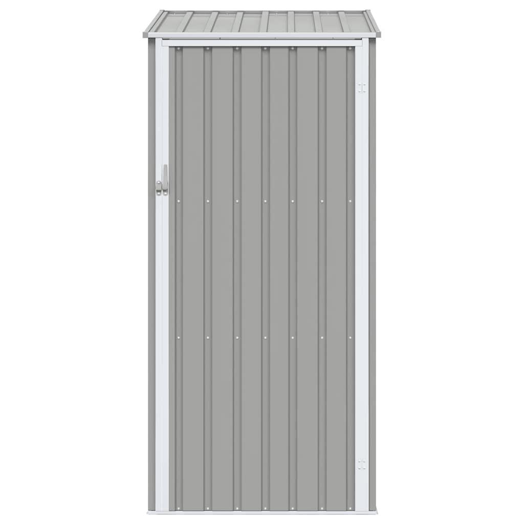Abrigo de jardim 87x98x159 cm aço galvanizado cinzento