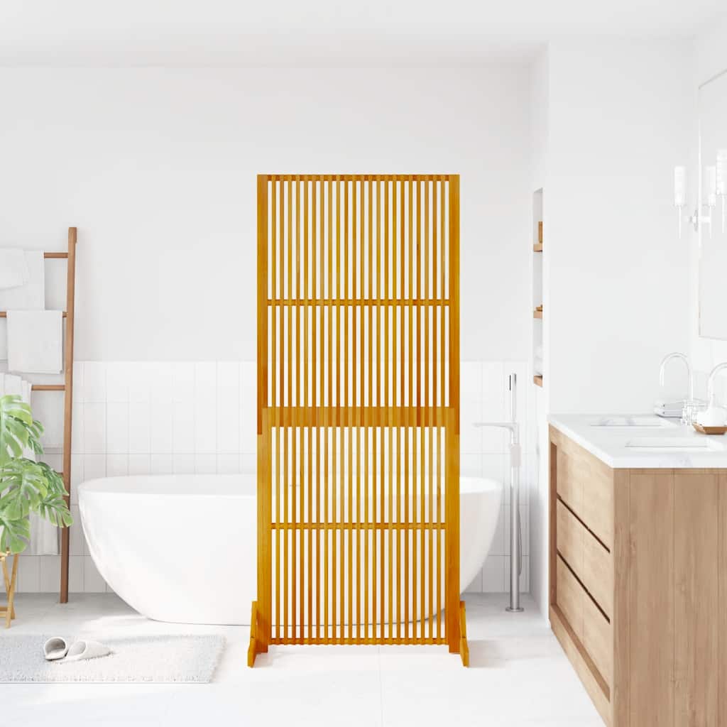 Biombo de privacidade para uso interno/externo, 180,5 cm, em madeira maciça de acácia