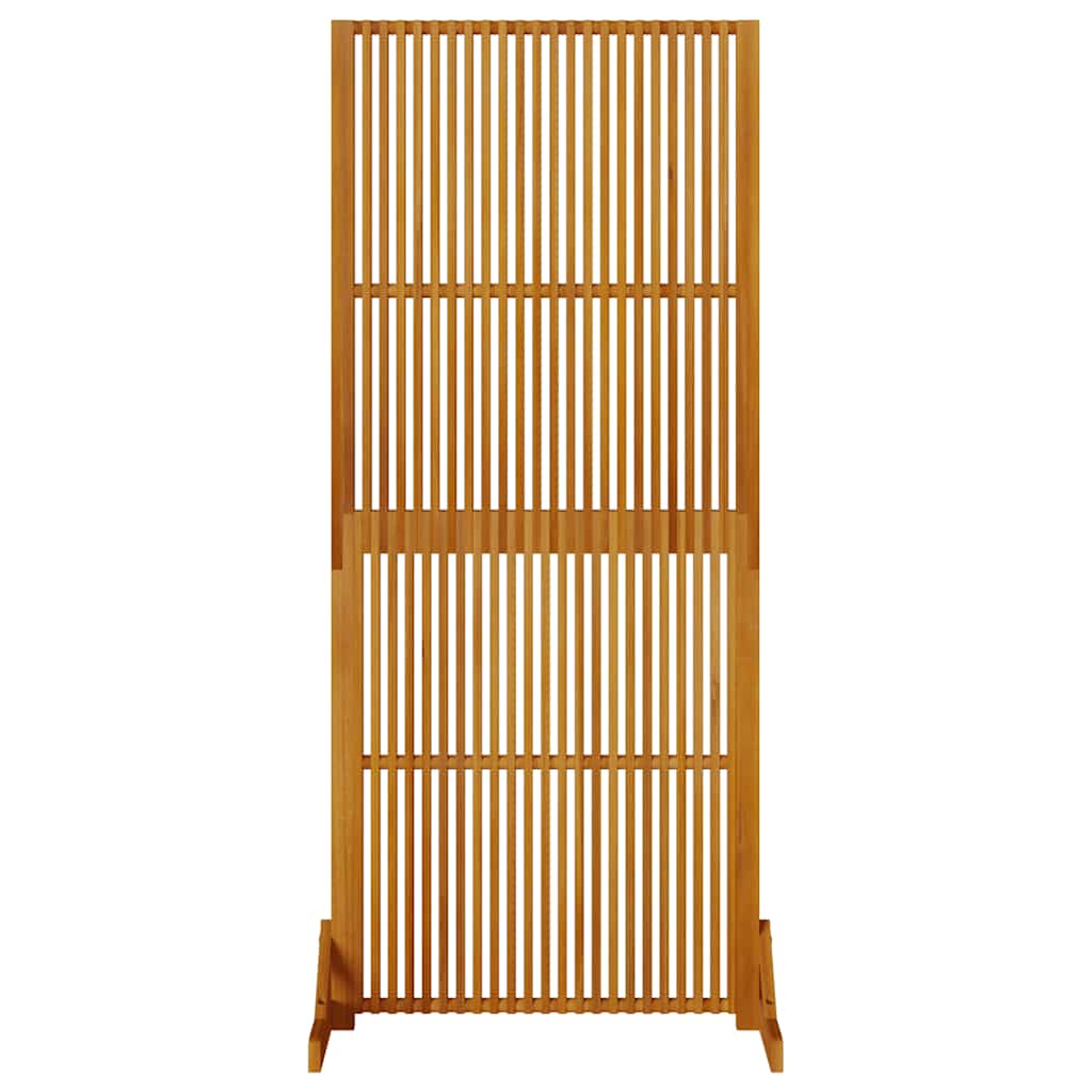 Biombo de privacidade para uso interno/externo, 180,5 cm, em madeira maciça de acácia