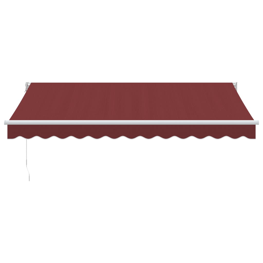 Toldo retrátil manual 350x250 cm bordô