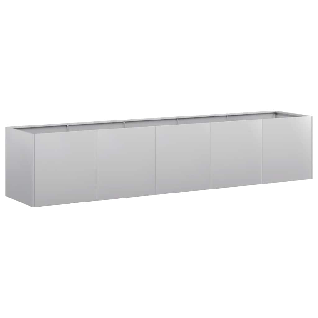 Planter 200x40x40 cm aço galvanizado