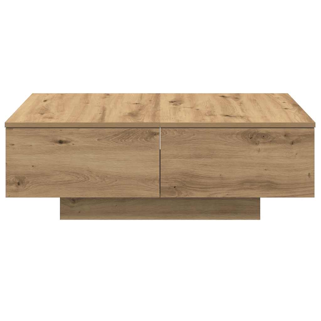 Mesa de centro 90x60x31 cm deriv. madeira carvalho artisiano