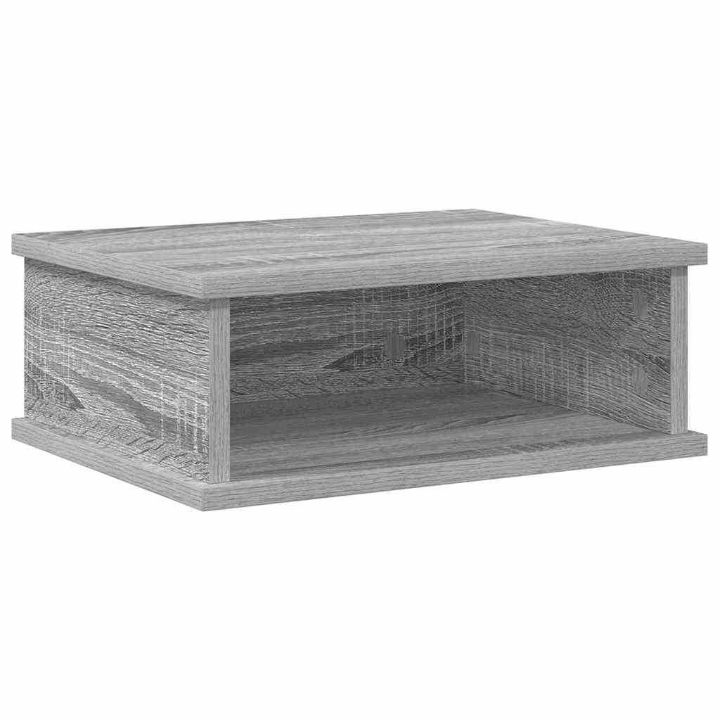 Mesa-de-cabeceira cinza sonoma 40 x 31 x 15 cm