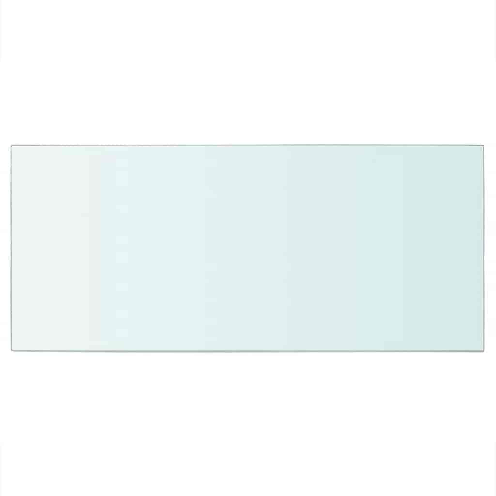 Prateleiras 2 pcs 50x25 cm vidro transparente