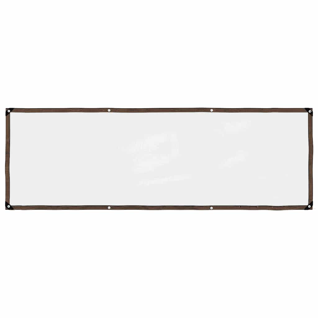 Encerado transparente com ilhós 1x3 m polietileno