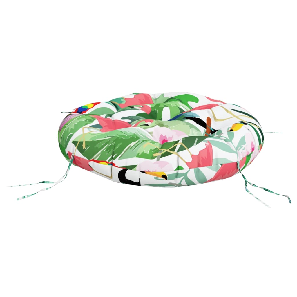 Almofadão redondo ø 60 x11 cm tecido oxford multicor