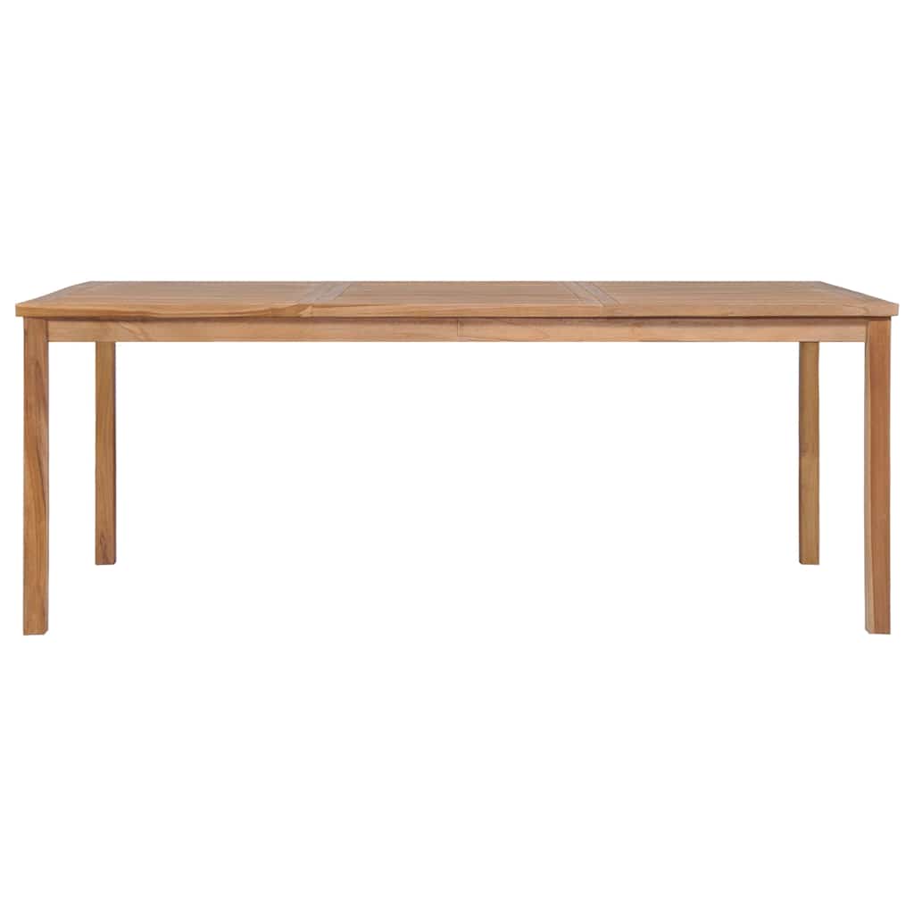 Mesa de jardim 200x100x77 cm madeira teca maciça