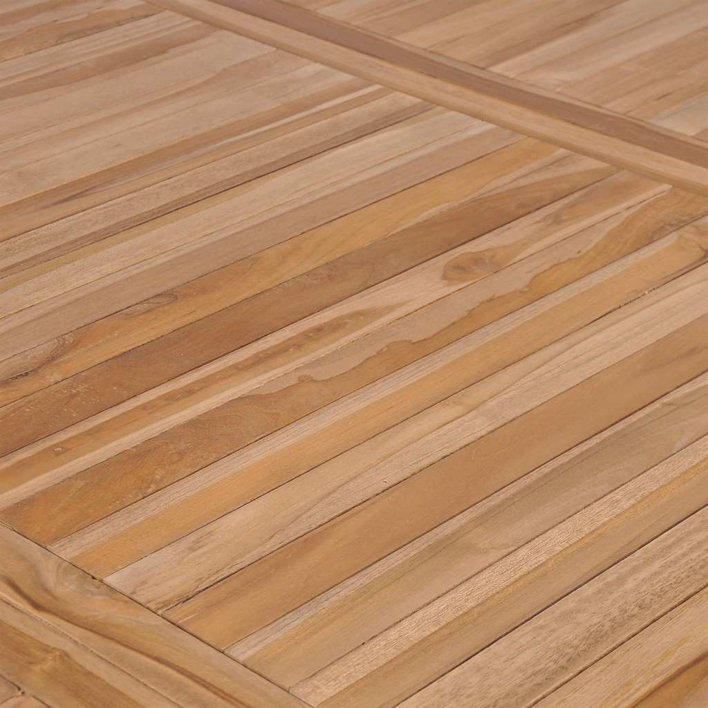 Mesa de jardim 200x100x77 cm madeira teca maciça