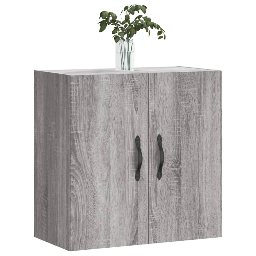 Armário de parede 60x31x60 cm derivados madeira cinzento sonoma