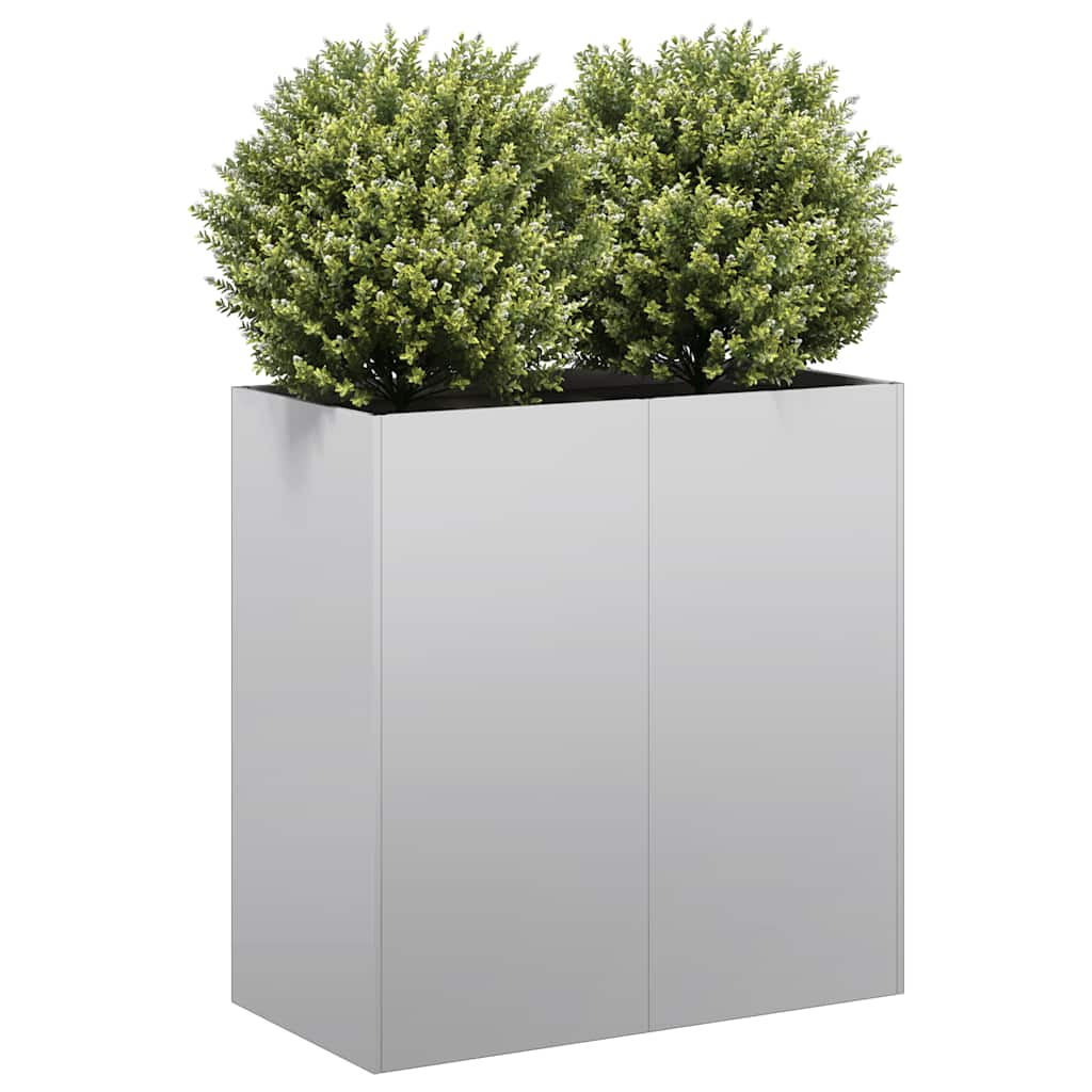 Planter 80x40x80 cm aço galvanizado