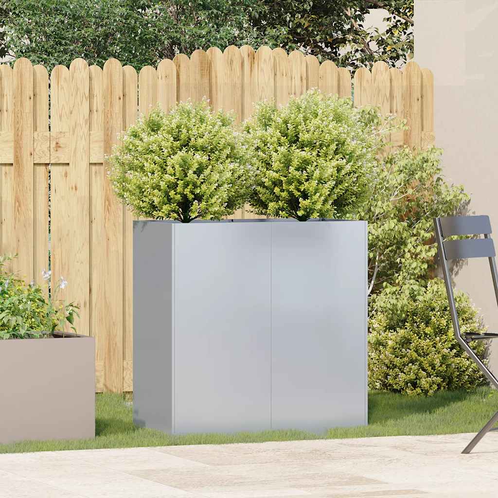 Planter 80x40x80 cm aço galvanizado