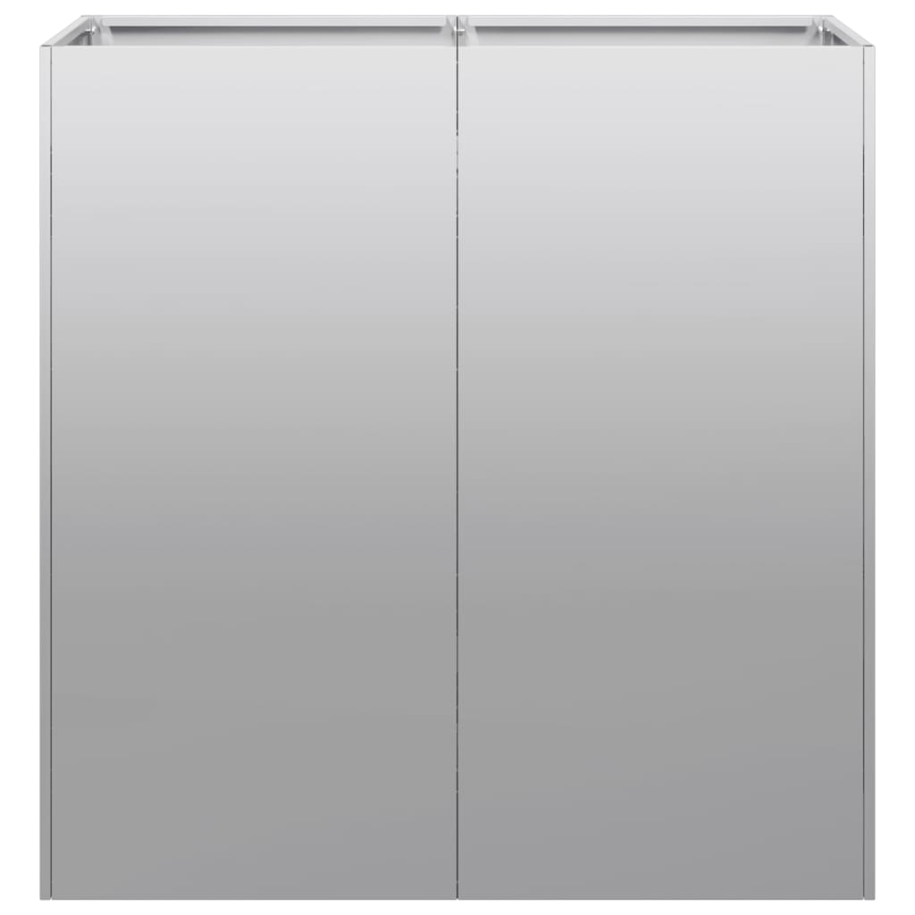 Planter 80x40x80 cm aço galvanizado