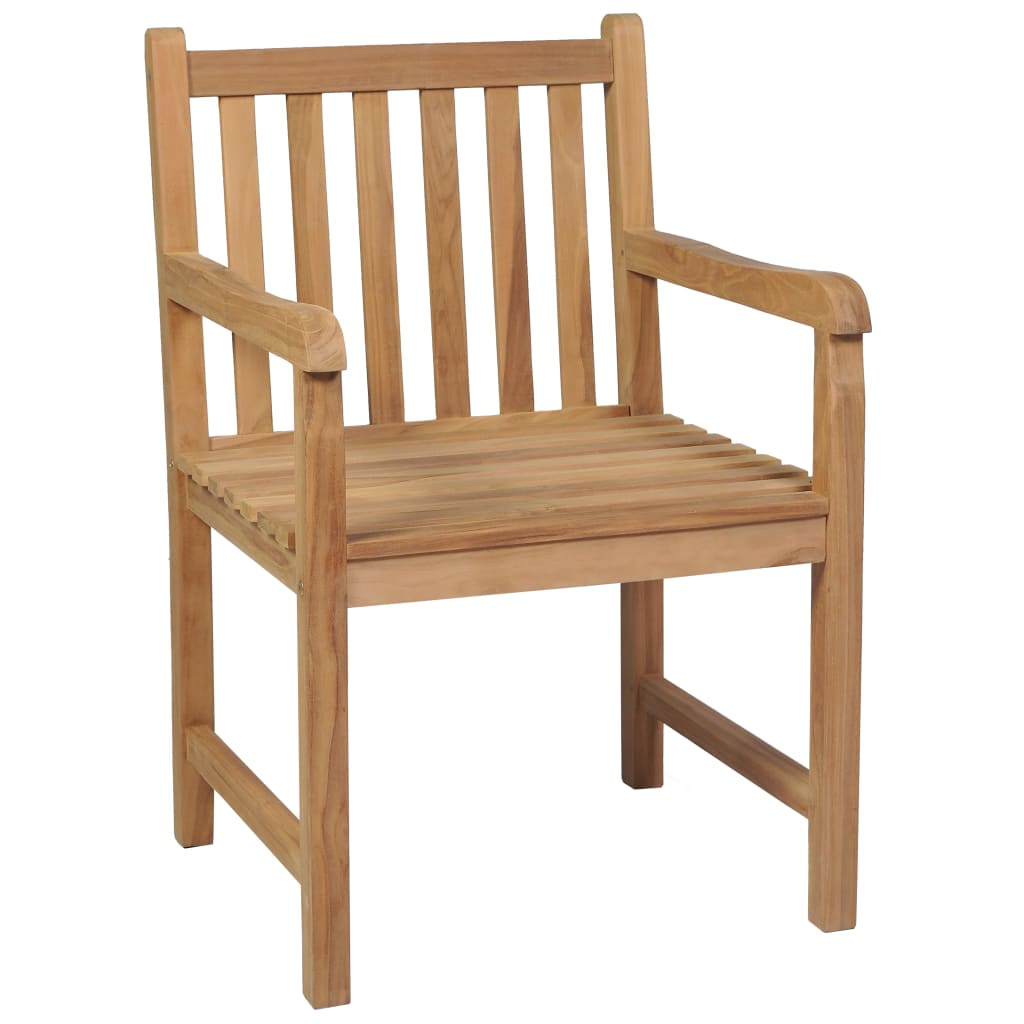 Cadeiras de jardim c/ almofadões azuis 2 pcs teca maciça