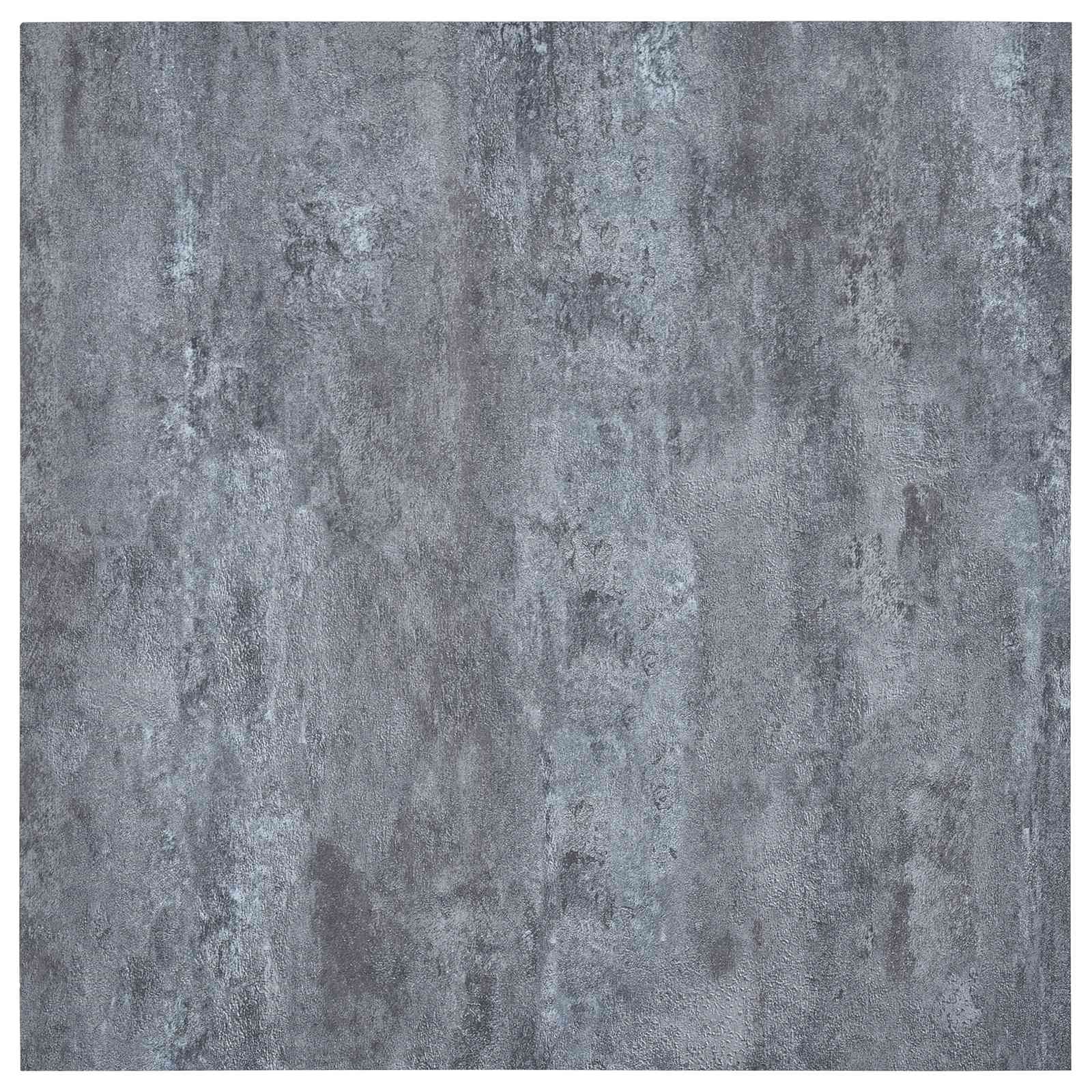 Pranchas de piso autoadesivo mármore cinza 30,5 x 30,5 cm