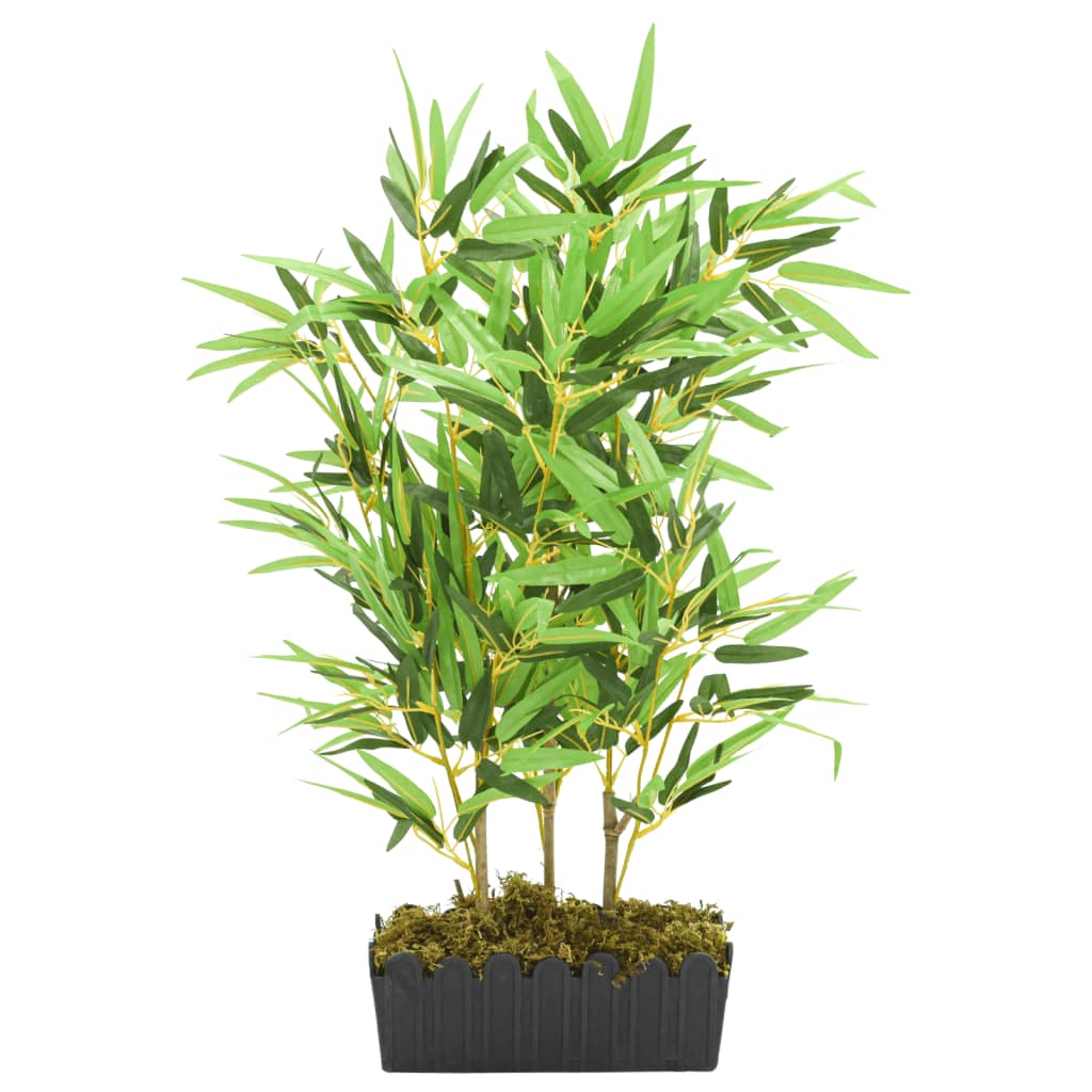 Árvore de bambu artificial 500 folhas 80 cm verde