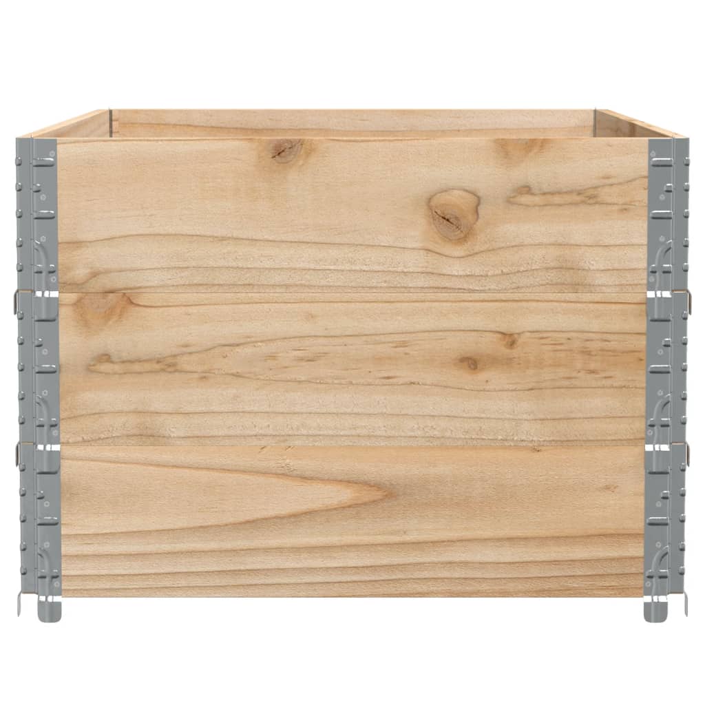 Vaso/floreira para jardim 120x80 cm madeira de pinho maciça
