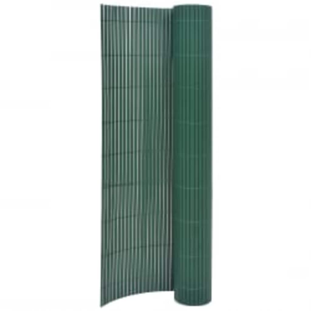 Cerca de jardim dupla face 90x400 cm verde