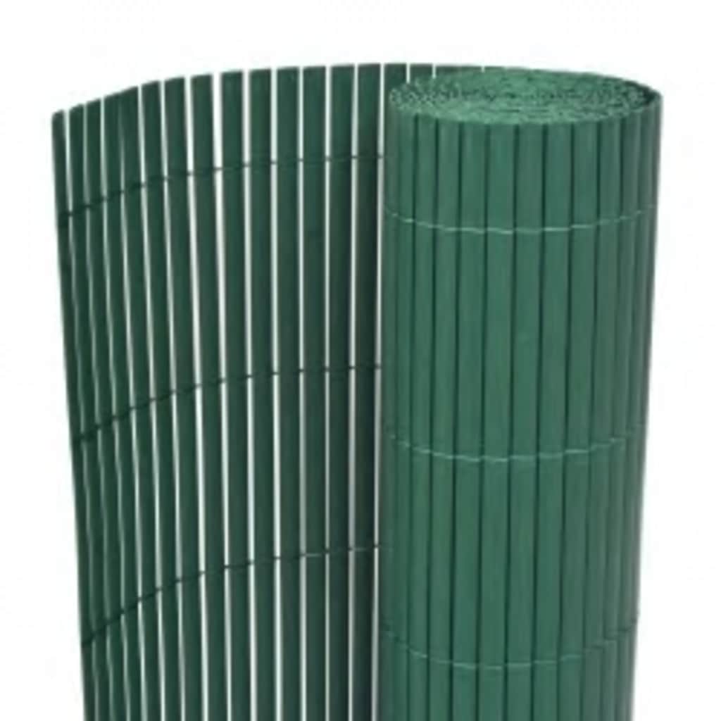 Cerca de jardim dupla face 90x400 cm verde