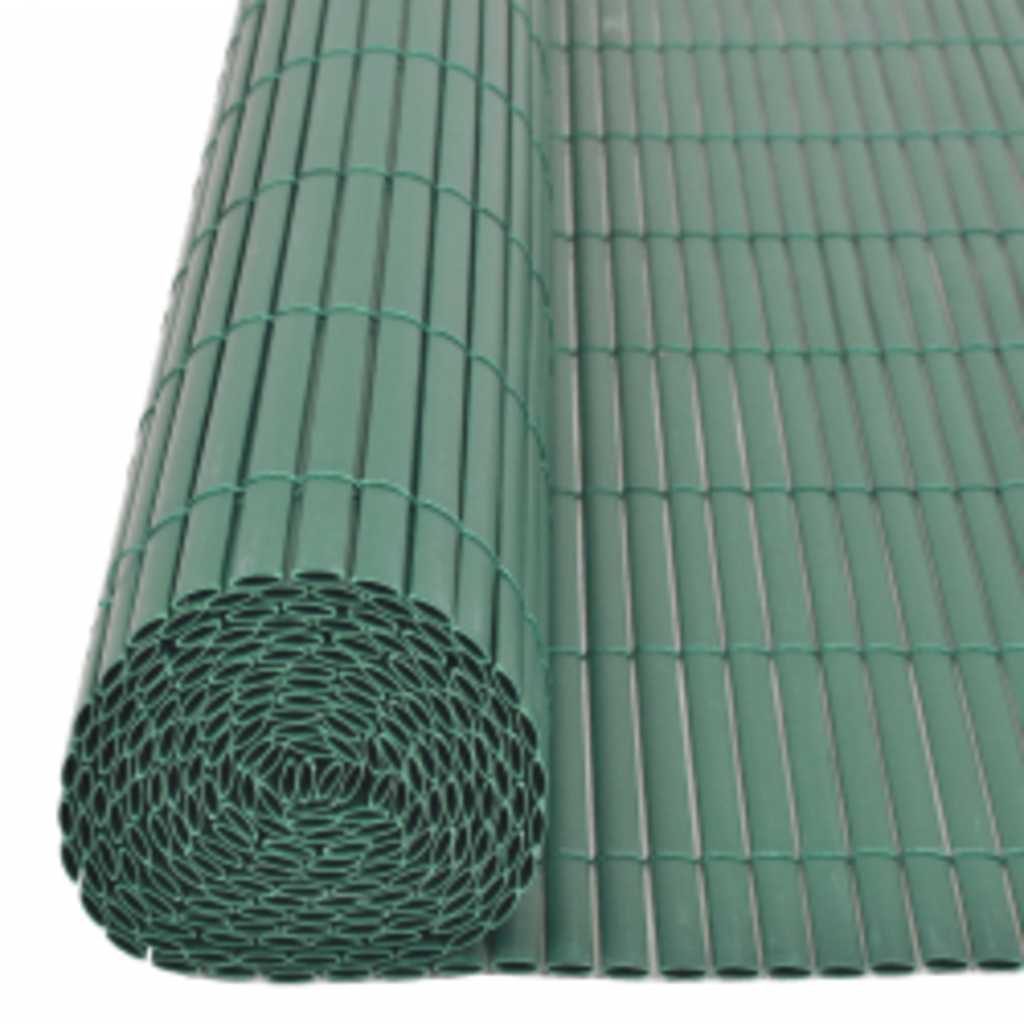 Cerca de jardim dupla face 90x400 cm verde