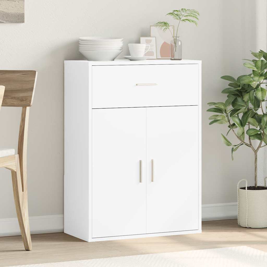Aparador 60x30x84 cm derivados de madeira branco