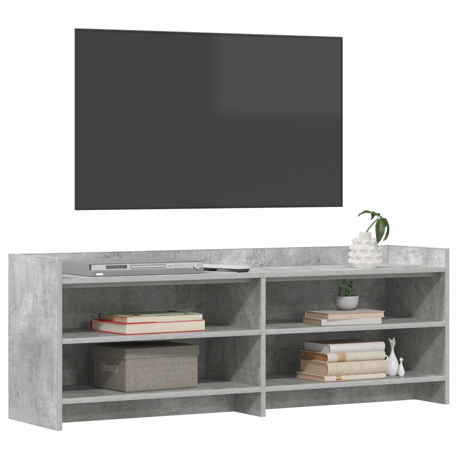Gabinete para TV 135 x 33 x 47 cm cinzento cimento