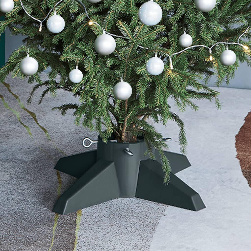 Suporte para árvore de natal 55,5x55,5x15 cm verde
