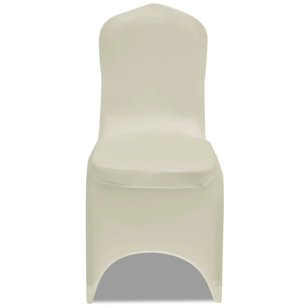 Capa extensível para cadeira 100 pcs creme