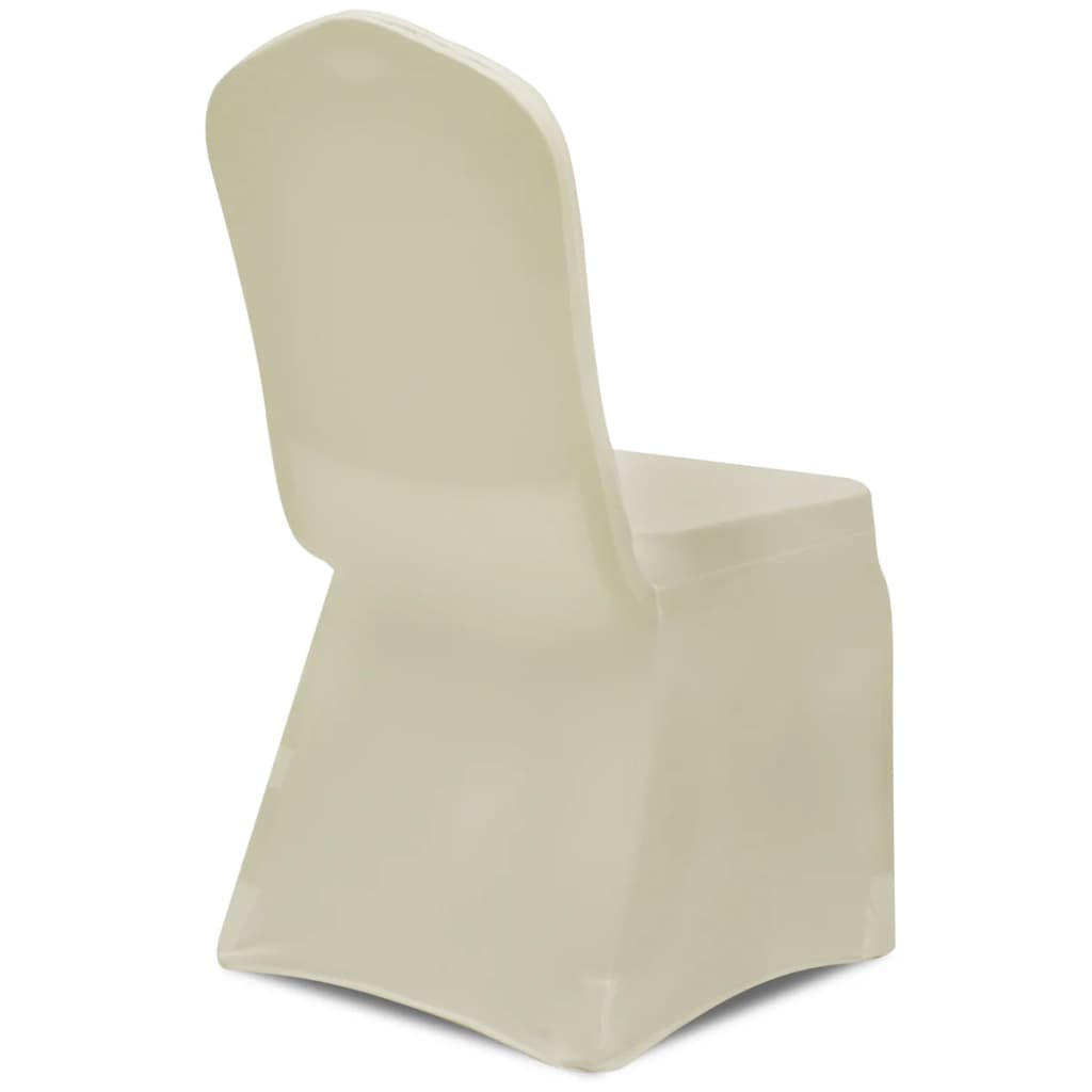 Capa extensível para cadeira 100 pcs creme