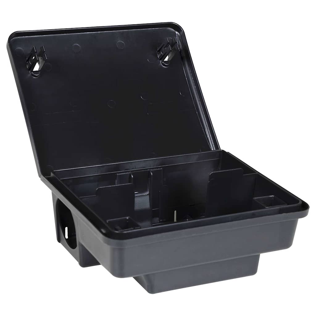 Armadilhas para ratos 4 pcs preto 23x19x9,5 cm