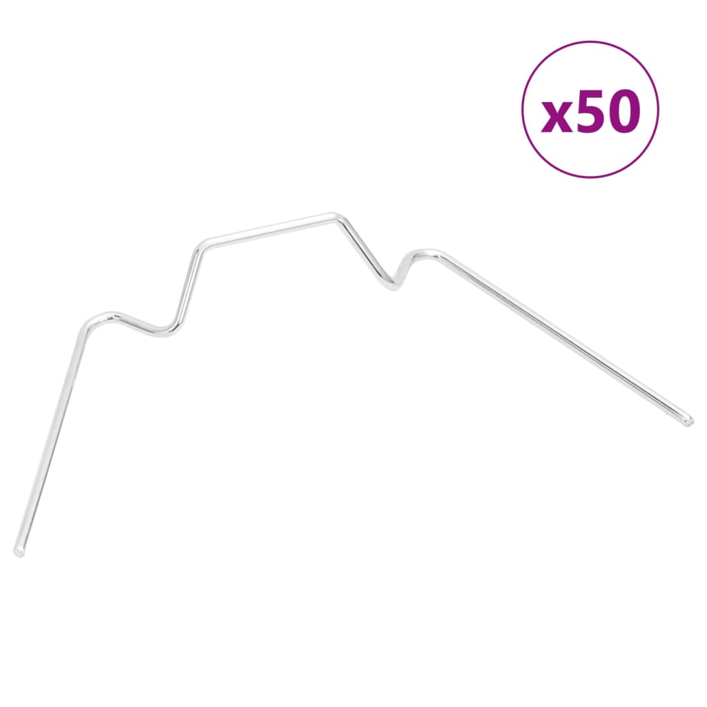 Clipes para estufa 50 pcs tipo w aço galvanizado