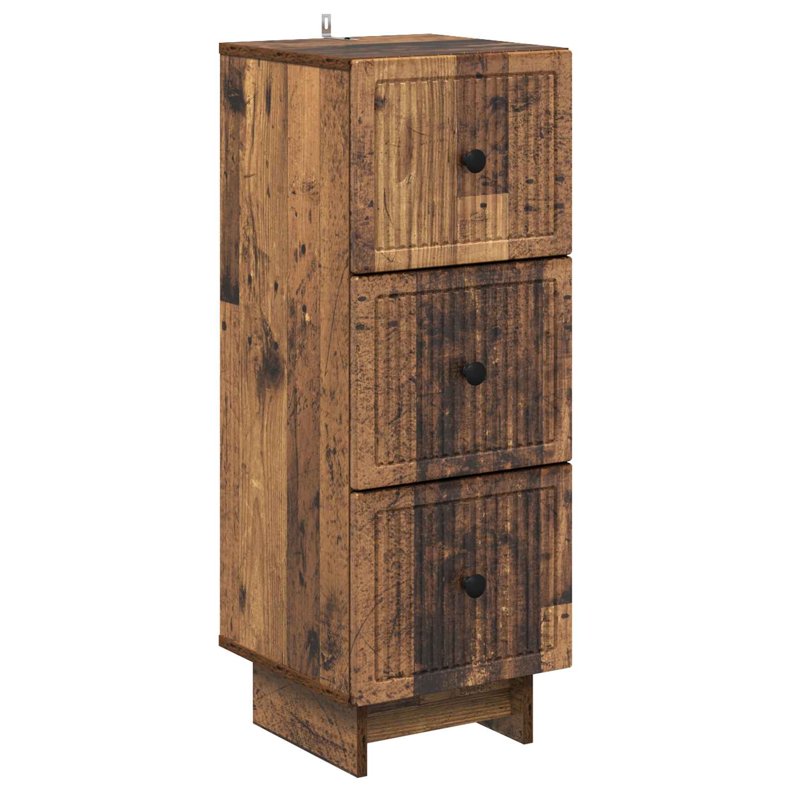 Gabinete de gavetas madeira antiga 33 x 34,5 x 90 cm