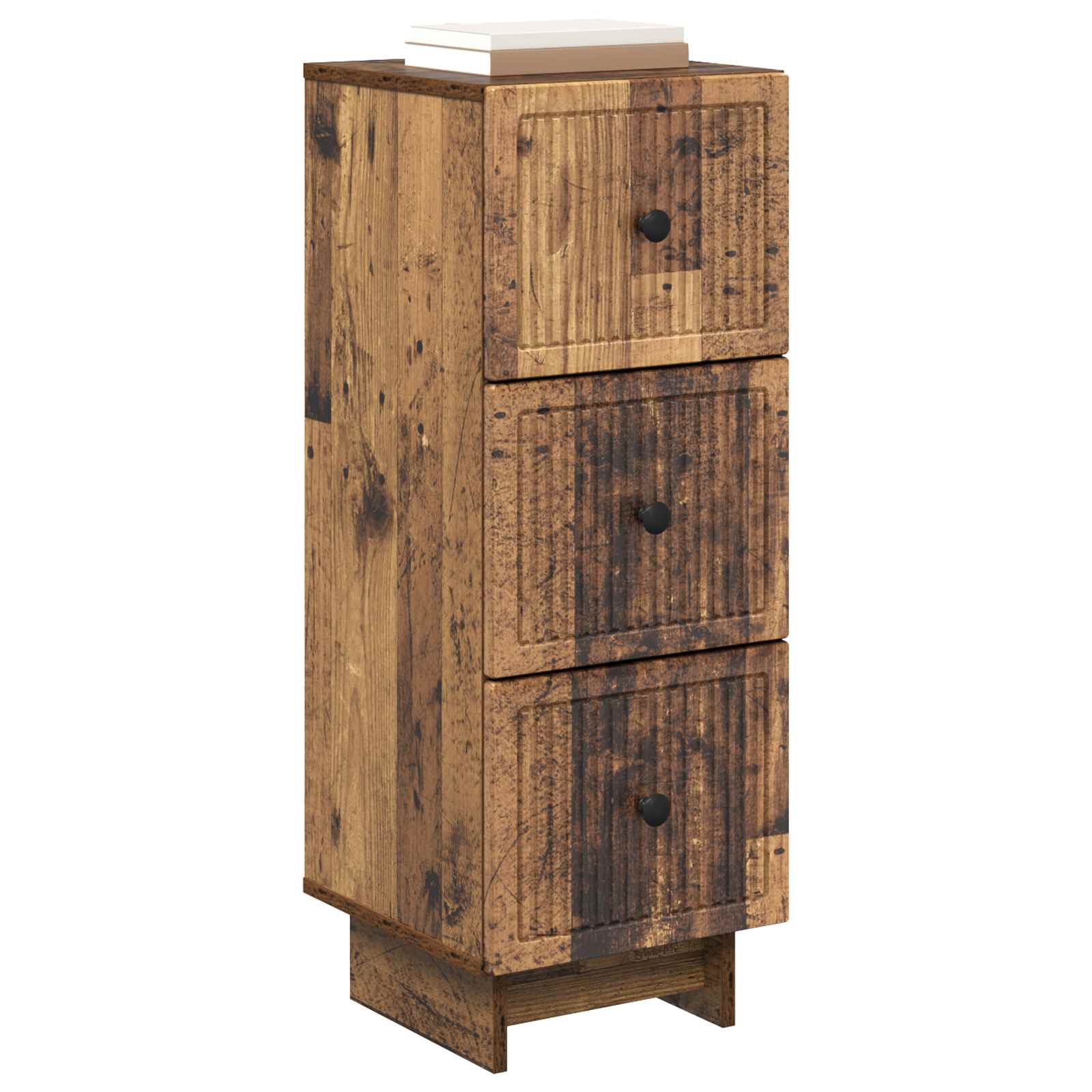 Gabinete de gavetas madeira antiga 33 x 34,5 x 90 cm