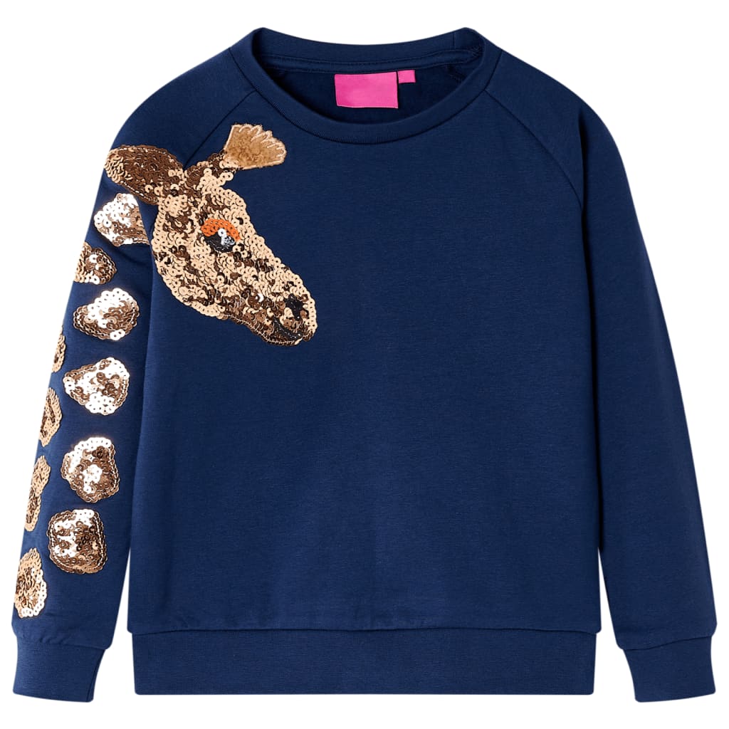 Sweatshirt para criança azul-marinho 116