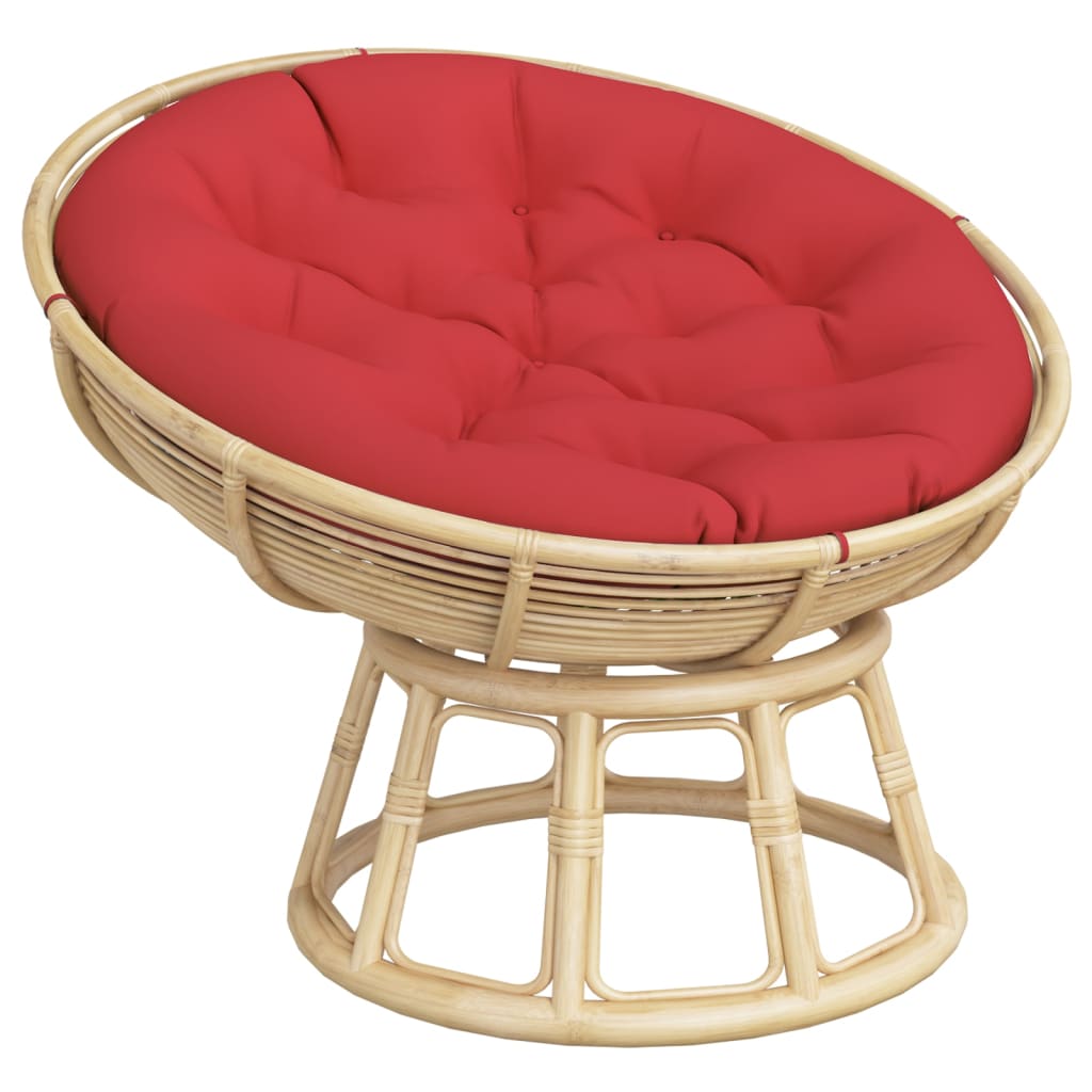 Almofadão redondo ø 100 x11 cm tecido oxford vermelho