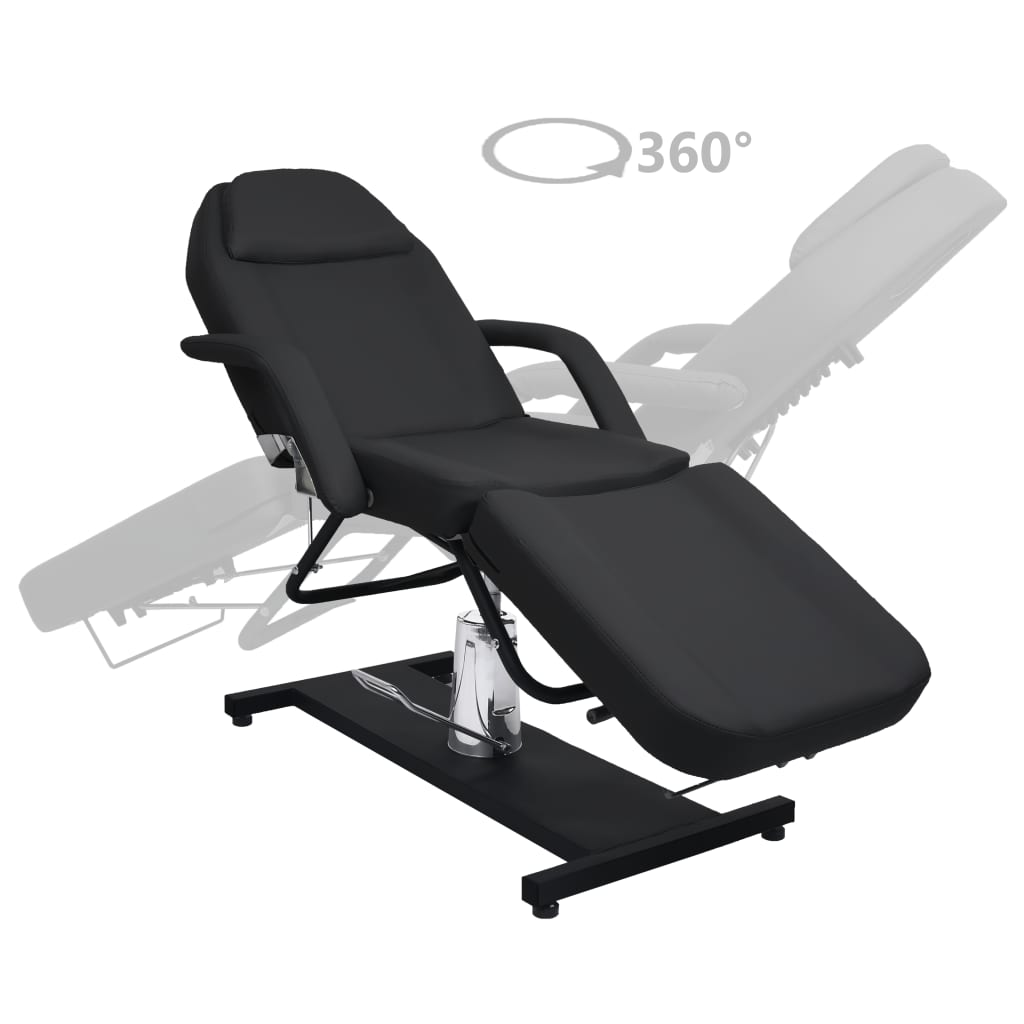 Mesa de massagens 180x62x (87-112) cm preto